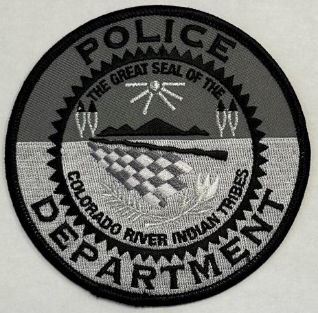 COLORADO RIVER TRIBAL POLICE SHOULDER PATCH.